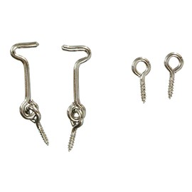 Waki Sangyo VC-007 Iron Nickel Stopper, Wooden Door, Furniture, Simple Door Tightening, 1.5 inches (38 mm)