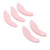 5pcs Curve Handle Lash Comb Stainless Steel Folding Eyelash Teeth
