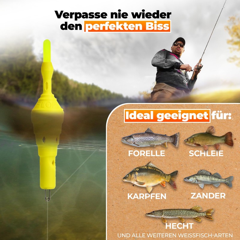 Clever Float Fishing Floats Set without Lead - 3 Floats