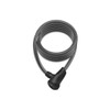 Onguard Neon Series 8156 Coil Cable Lock, 180cmx12mm, Black