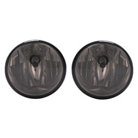 KUAFU 2 PCS Fog Light Compatible with 2006-2010 Ford F-150 Replacement for AL3Z15200A AL3Z15201A FO2592220 FO2593220 Fog Lamps Plastic Smoke Lens Left & Right