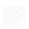 Sink Mat 32 x 25 cm Letter Protector Mat for