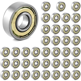 QWORK® 40 Packs 608zz ball bearing, Longboard Roller Skate Bearing, for skateboards, scooters, inline skates, 8mm x 22mm x 7mm
