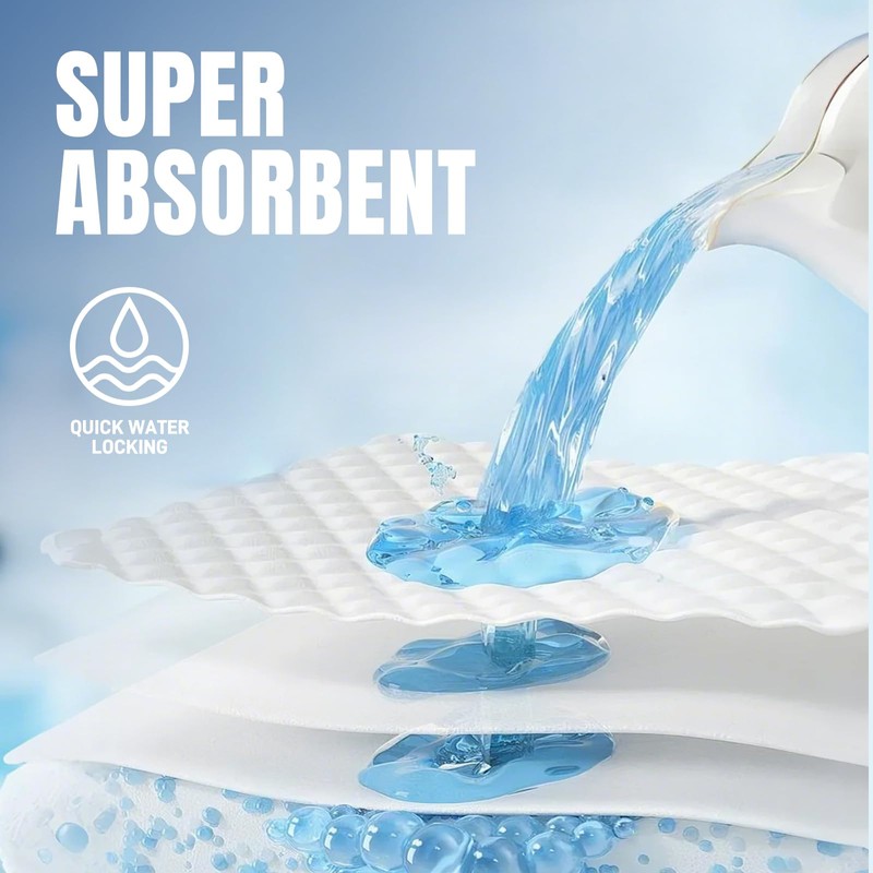 Hyfine 38 Count Underpads Disposable Bed Pads 30"x36", Heavy Absorbency,