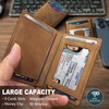 Housmai Magnetic Closure Slim Wallet for Men with Money Clip