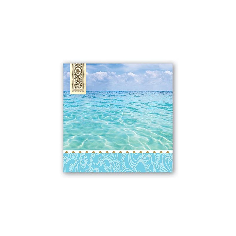 Michel Design Works Soft Triple-ply Paper Luncheon Napkins, Beach Themed,