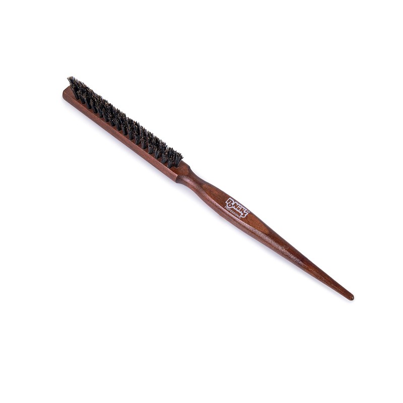 PONIK'S PROFESSIONAL Toupee Brush with Boar Bristles & Nylon -