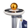 Sunnytech 2nd Generation Solar Flag Pole 20led Light, Brightest, Most