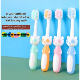 PROBUSINES-Kids Toothbrushes 8 Pack,Soft Bristle Toothbrushes for Kids 3-12 Years Old, Cute Multicolor Boys Girls Toothbrushes,Clean Kids Teeth Bristles Not Easy to Shed