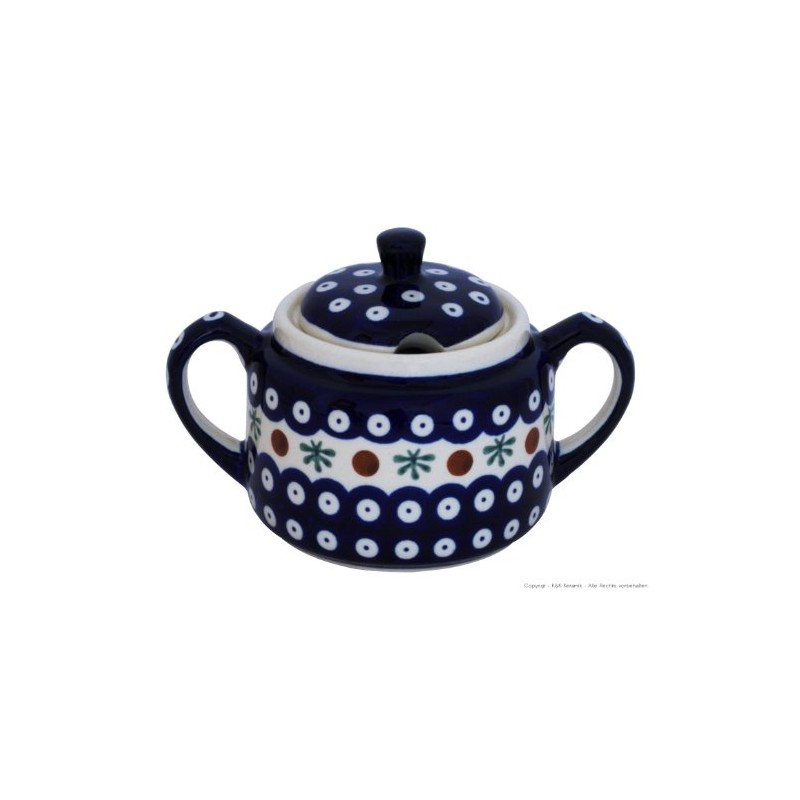 Original Bunzlauer Keramik Sugar Bowl 0.35 Litres in Design 41