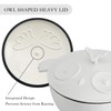 Flavehc Owl Shaped Cast Iron Dutch Oven with Lid 5