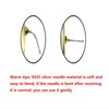 Pink and Black Heart Earrings for Women 3D Black Pink