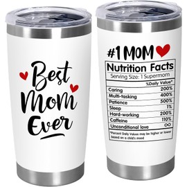 Mothers Day Gifts for Mom from Daughter Son - 20 Oz Stainless Steel Insulated Coffee Tumbler with Lid - Mom Birthday Gifts for Women Mama Stepmom Mother-in-Law Grandma