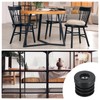 Sourcing Map 6Pcs Inserts for Round Tubes With M8 Thread,