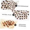 CAXUSD 100pcs Mini Pine Cone Decor Artificial Pine Cones for