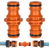 Double Plug Hose Connector, Hose Coupling 1/2 Inch, Extender Coupling