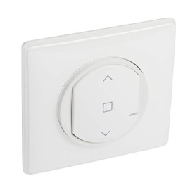 Legrand Céliane Wireless Central Switch for up to 20 Switches, Shutters and Blinds with Complete Netatmo (Fixings, Brackets, Graphite Wheel Trim and Plate) - White - 199165