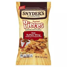 Snyder's of Hanover Pretzel Pieces, Hot Buffalo Wing, 5 Ounce (Pack of 8)