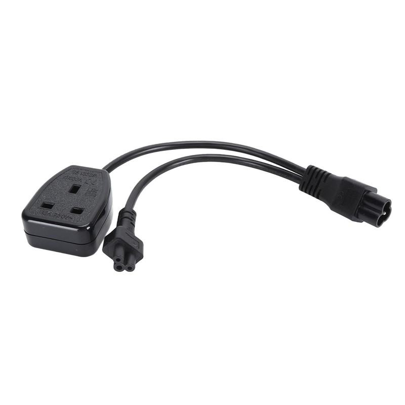 Power Plug Cable 30cm Y Shape IEC320 C6 Male to