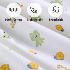Danica 100% Cotton Fitted Baby Crib Sheet 3 Pack for Baby Boys Girls |Standard Crib and Toddler Mattress Sheets |28x52 Standard Crib Sheets