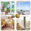 2Pcs Stained Window Hanging Sun Catcher Panel Boho Wall Art