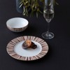 Narumi 52148-1086 Plate, Shagreen, 8.3 inches (21 cm), Orange, Modern
