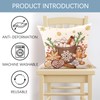 Hello Winter Brown Decorative Throw Pillow Covers 18 x 18