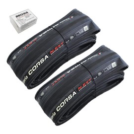 Vittoria Corsa N.EXT G2.0 TLR Tire 700x30C Black with ZEOSS Glueless Patch Kit, VT3119-ZEO