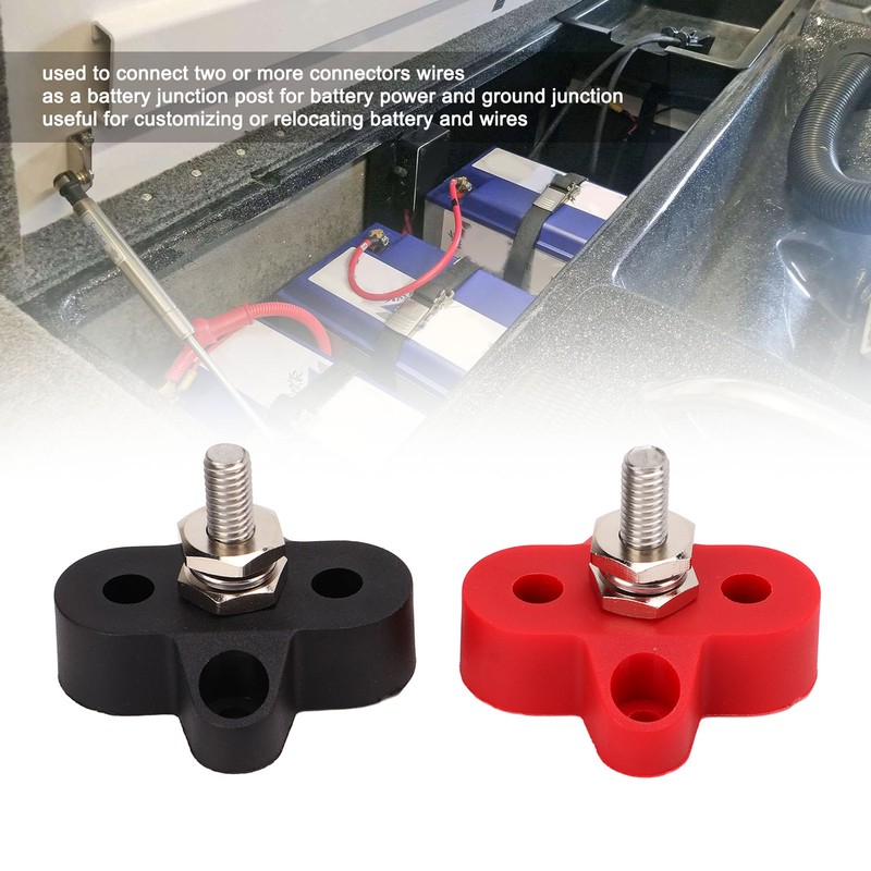 48V Power Distribution Studs Battery Power Ground Junction Post Bus