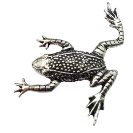 Lapel Pin Frog | for Hat or Lapel | Pin Button | Pin Button, Tin