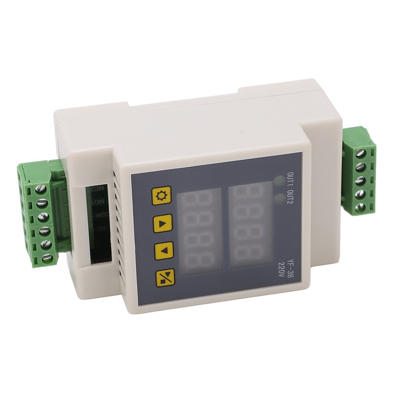 Timer Module 2 Channel Accurate LCD Screen ABS Delay Module