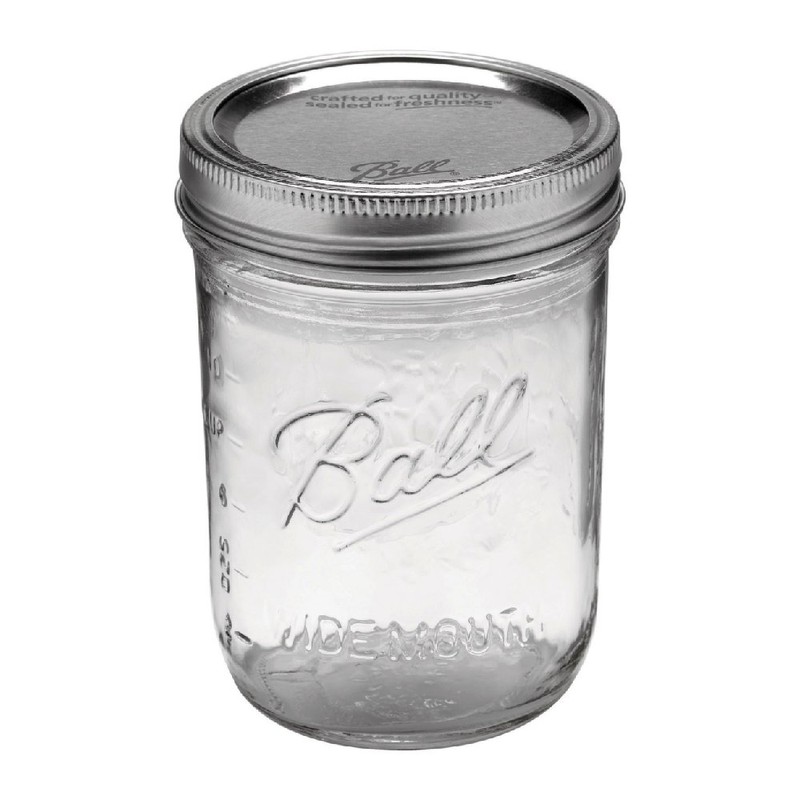 Ball 66000 1 Pint Wide Mouth Can Or Freeze Canning