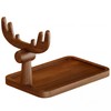 HonorHut Solid Wood Key Tray Farmhouse Wooden key Dish Bowl