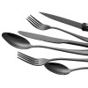 48-Piece Black Stainless Steel Flatware Set Food-Grade 8 Steak Knives