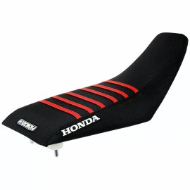 Honda 1999-2007 Honda TRX 400EX TRX 400 EX Seat Cover ALL BLACK w/ RED RIBS #203