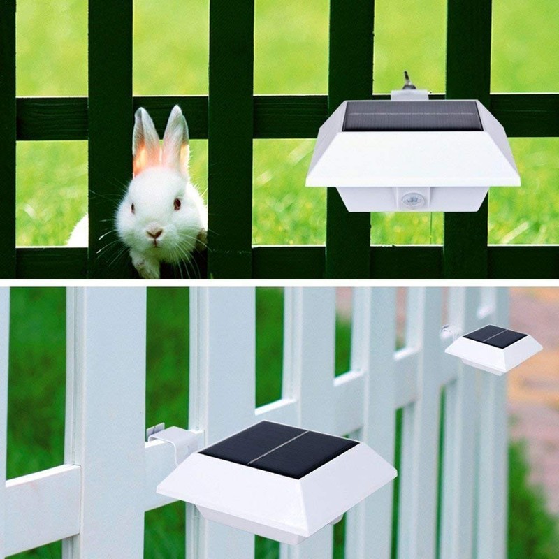 Hoshine Solar Powered Gutter Lights Outdoor (2 - Pack), 6