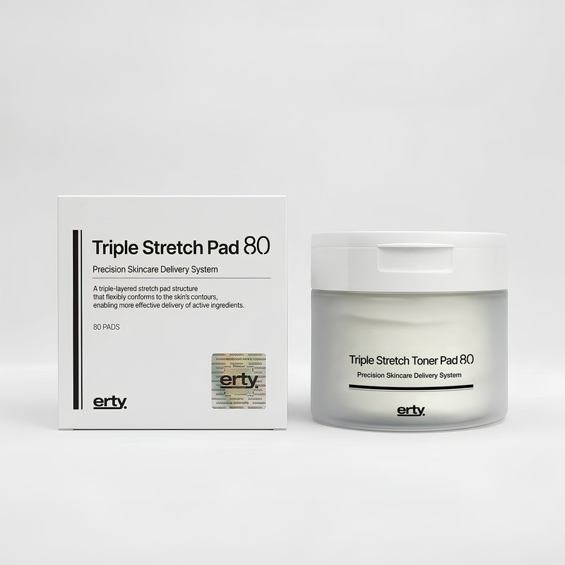 Erti Triple Stretch Toner Pad 80 (80 sheets) Soothes troubles