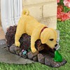 Noegrus Real Dog Gutter Downspout Extender Statue, Garden Animal Decor