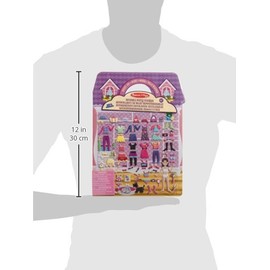 Melissa & Doug Set de juego de calcomanías esponjosas, de Vestir (libro de actividades reutilizable, 76 calcomanías, genial para viajes)