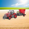 RC Farm Tractor with Trailer Remote Control Tractor Toy RC