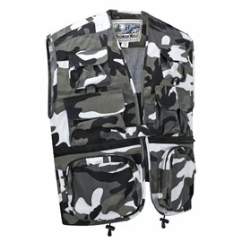 Camouflage Multi-Pocket Utility Vest Waistcoat Gilet (XL, Urban)
