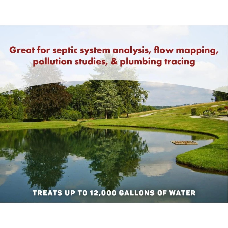 Bluewater Chemgroup Concentrated Red Tracer Dye - Highly Concentrated Fluorescent