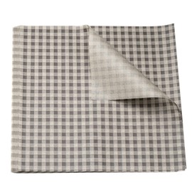 HARFINGTON 100pcs Square Checkered Wax Paper Sheets 11.81" x 11.81" Oil-absorbing Dry Food Wrapping Paper for Sandwich Baking Paper Liners Picnic Basket Bread Hamburger Wrap Kitchen, Brown