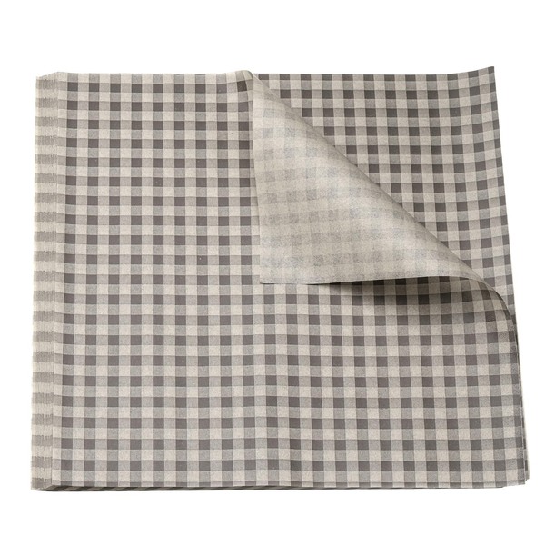 HARFINGTON 100pcs Square Checkered Wax Paper Sheets 11.81" x 11.81"