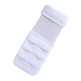 SAMGU Bra Extender 2 Hooks Bra Extender 2 Hook Extension Bra Extender Elastic Strap Comfortable, 3 pieces white, 2 hooks, 3/4 inch