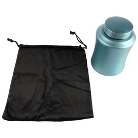 Sarini Memorial Urn Black Decorative Urn Large Human Ashes Funeral Urn,Adult Burial Urn for Adult Male-Female Ashes, Cemetery Burial