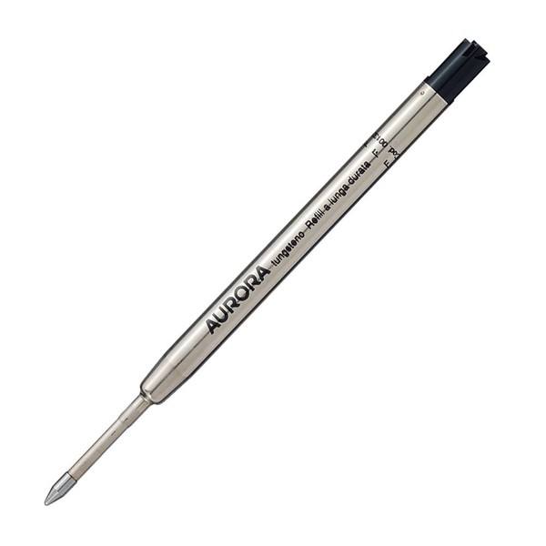 Aurora Ballpoint Pen, Oil-Based Refill F, Fine Point, 132-NF, Black, Genuine Import