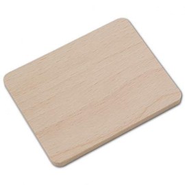 Hofmeister® Wooden Coaster, 10 cm, Decorative Coaster for Glasses and Raclette-Pans, Avoid Stains, Heat Resistant Beech Board from Europe