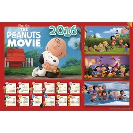 1000 Piece Jigsaw Puzzle Peanuts 2016's Peanut Movie Calendar (50x75cm)