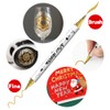TRANSON 4 Gold and 4 Silver Paint Markers Brush and